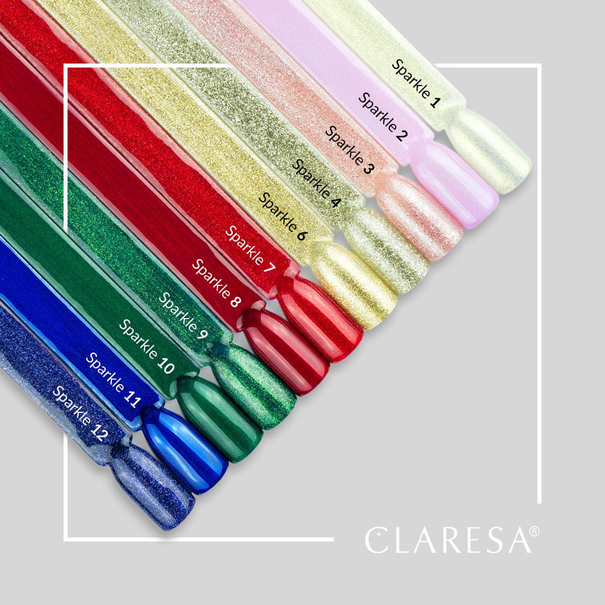 CLARESA Hybrid nail polish SPARKLE 6 -5g - BVShop