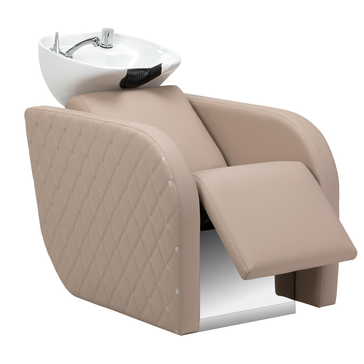 Gabbiano Ines Lavatesta Elettrico Con Massaggio – Beige · Posizione del poggiapiedi