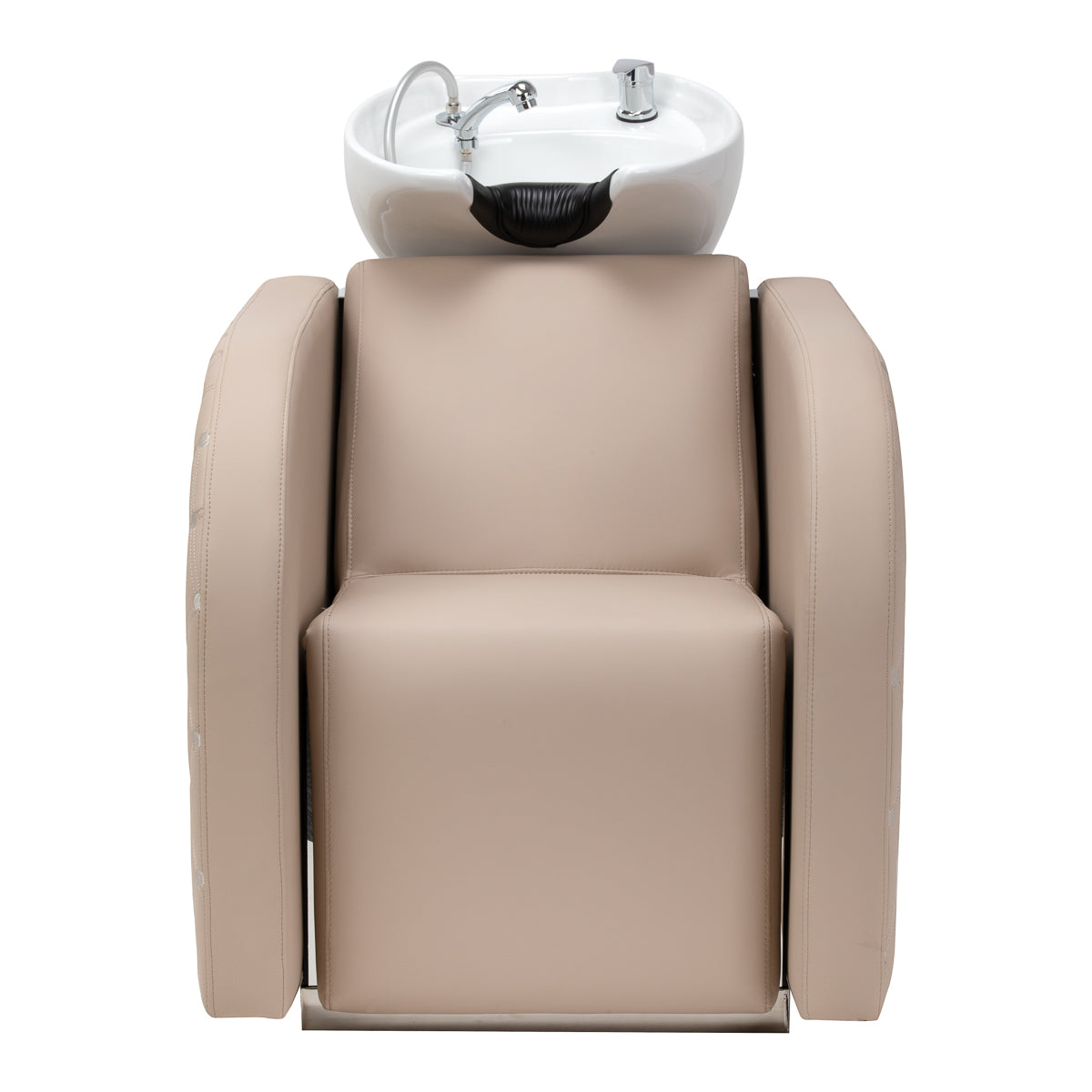 Gabbiano Ines Lavatesta Elettrico Con Massaggio – Beige · Vista frontale