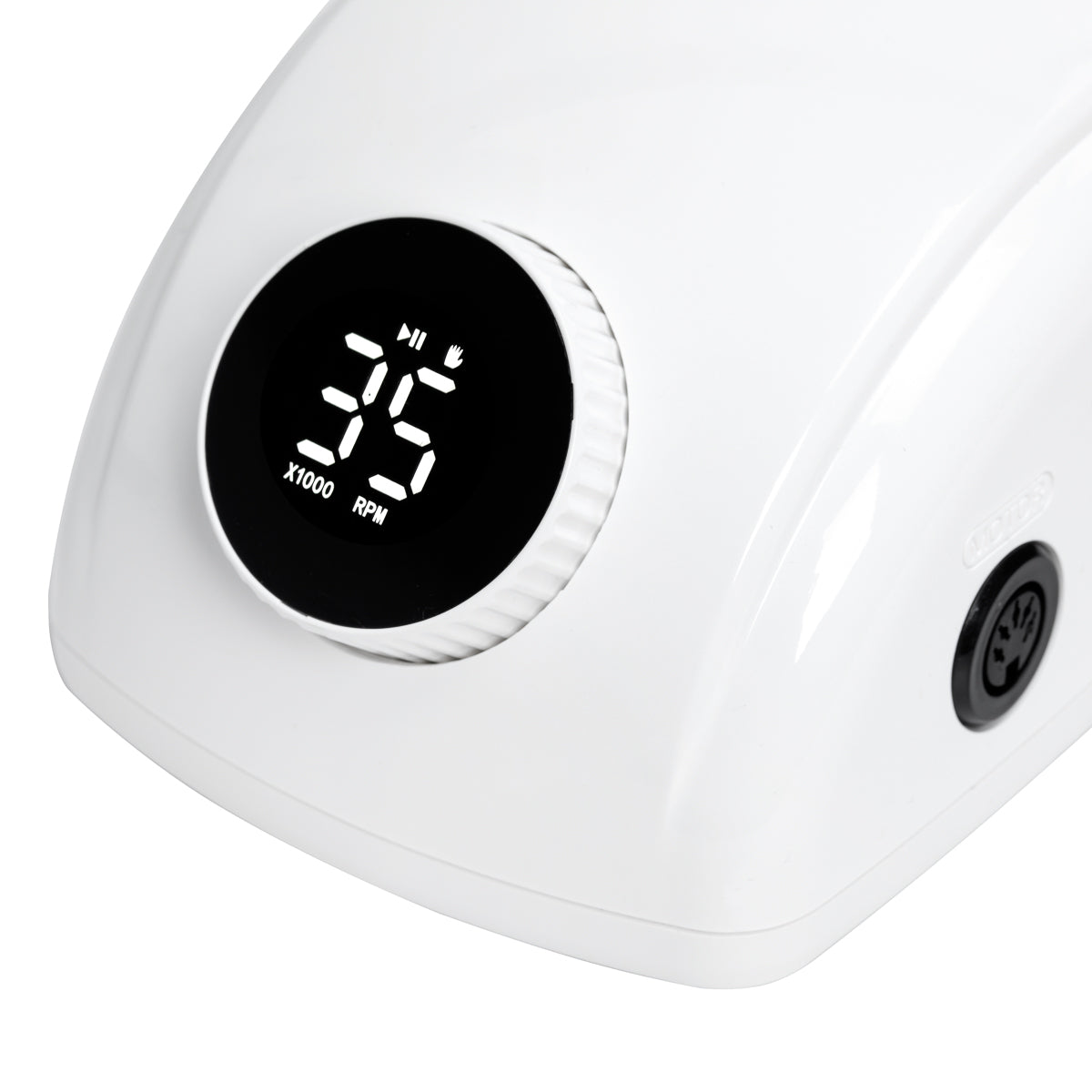 EXO Futura Fresa Unghie 65W – Bianca · Display digitale