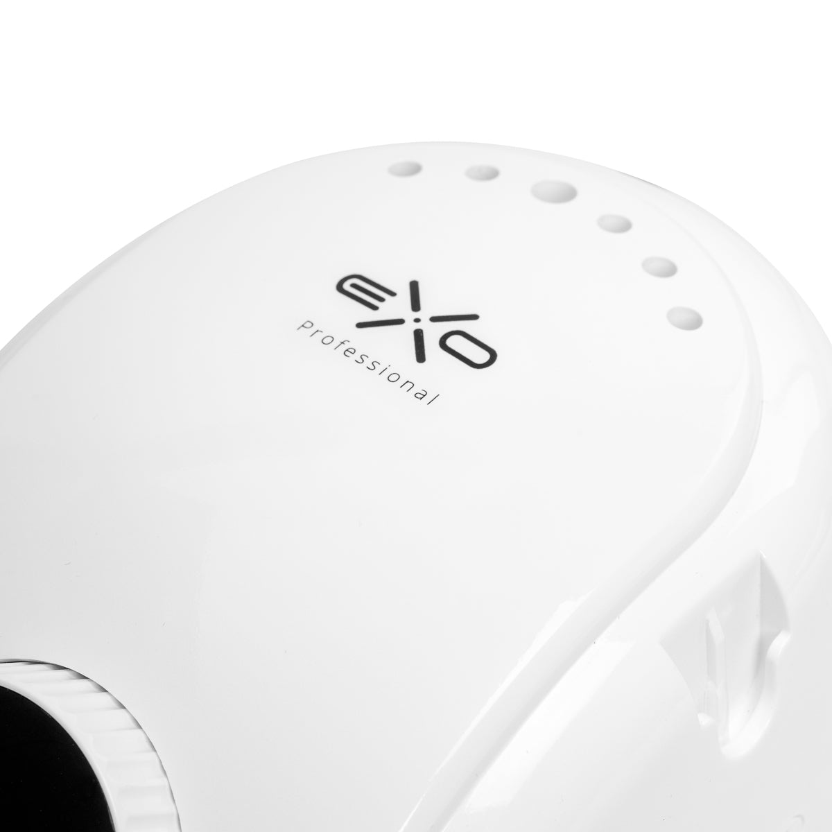 EXO Futura Fresa Unghie 65W – Bianca · Alloggiamenti punte