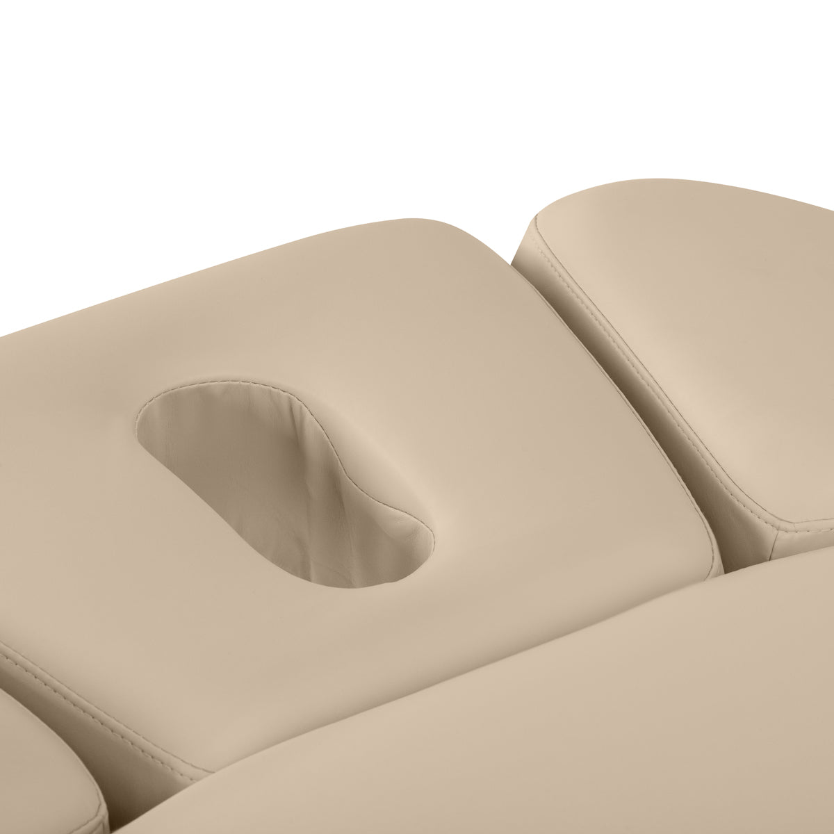 Lettino SPA Elettrico Sillon Relax – Beige, Base Nero · Apertura viso