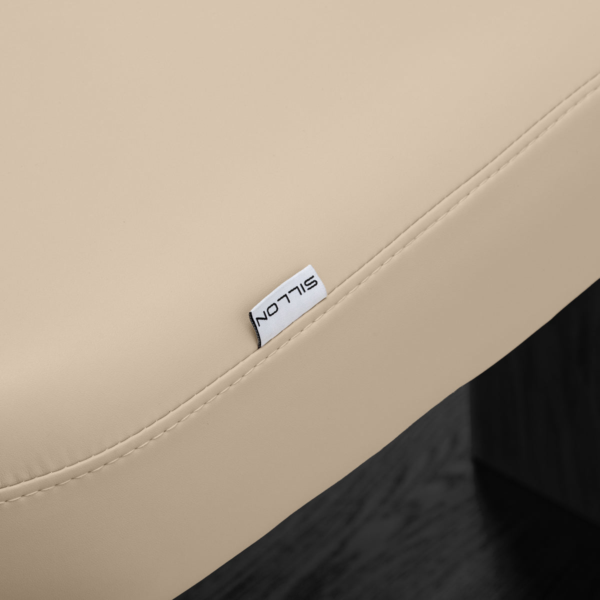 Lettino SPA Elettrico Sillon Relax – Beige, Base Nero · Rivestimento rimovibile