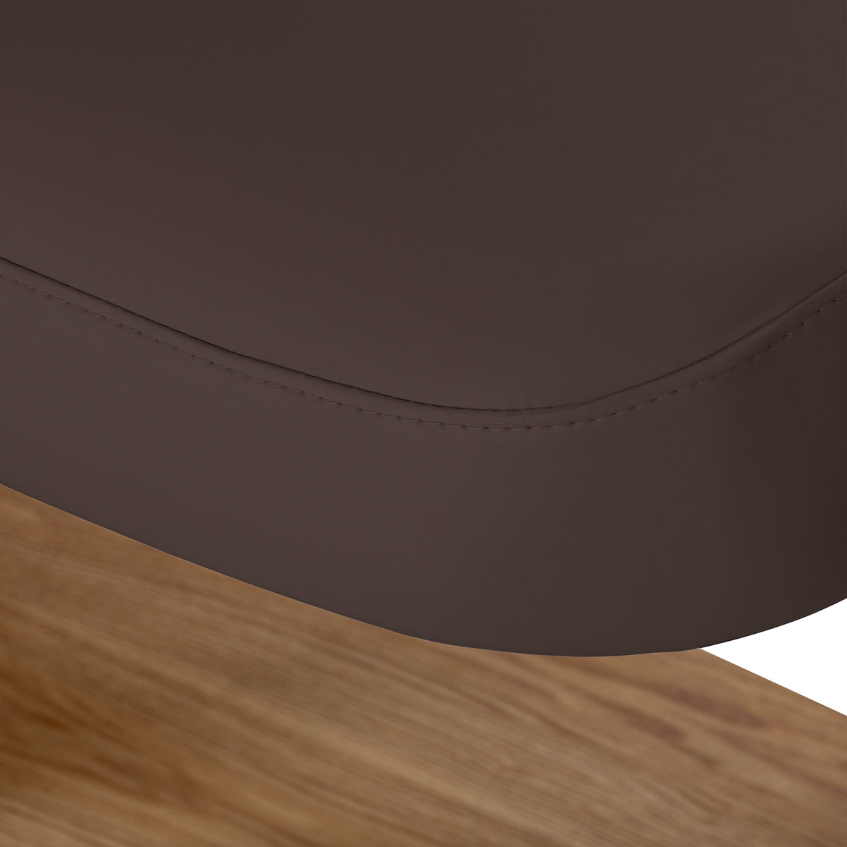 Sillon Relax · marrone scuro / marrone chiaro · cucitura del bordo