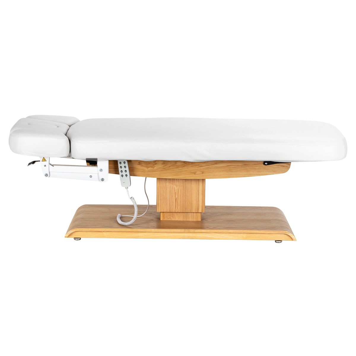 Sillon Relax · bianco / marrone chiaro · vista laterale