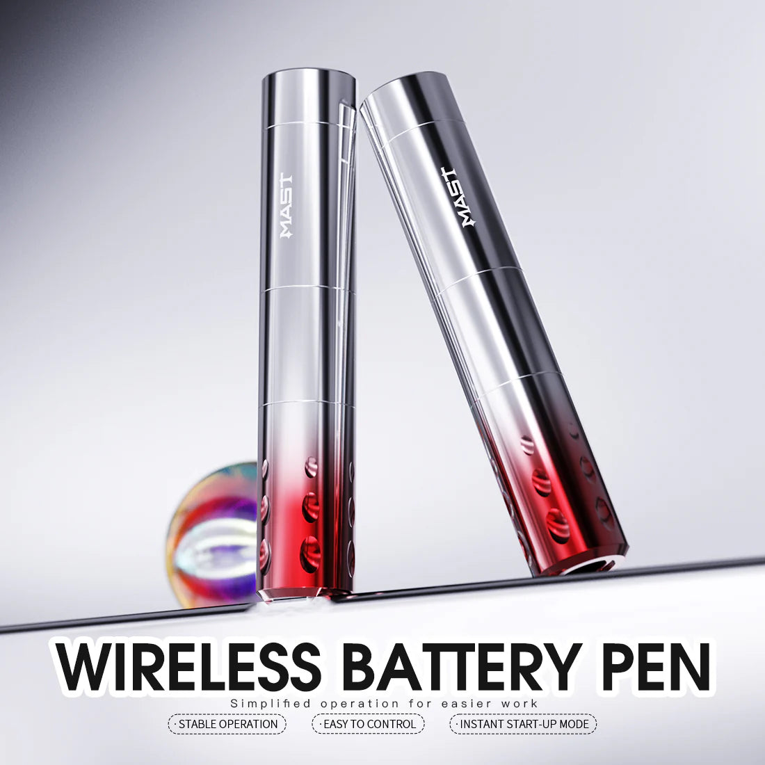 Macchina per tatuaggi Mast cordless a penna per PMU con corsa di 3,0 mm