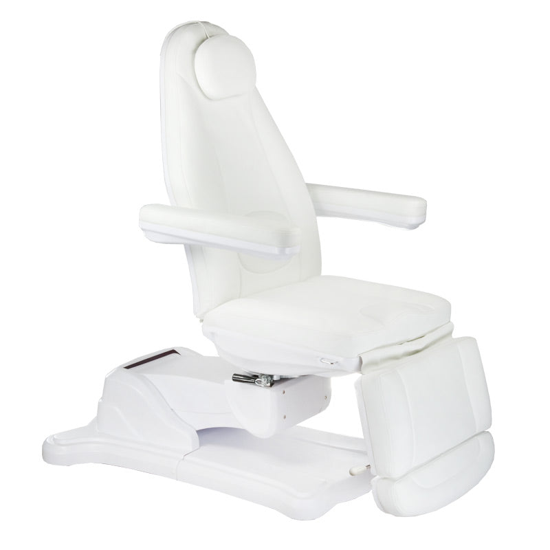 Elektryczny fotel kosmetyczny Mazaro BR-6672B White - BVShop