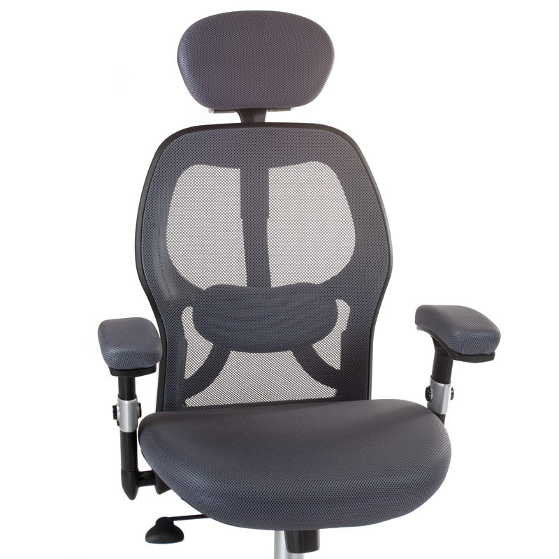 2-Fotel ergonomiczny CorpoComfort BX-4144 Szary-2