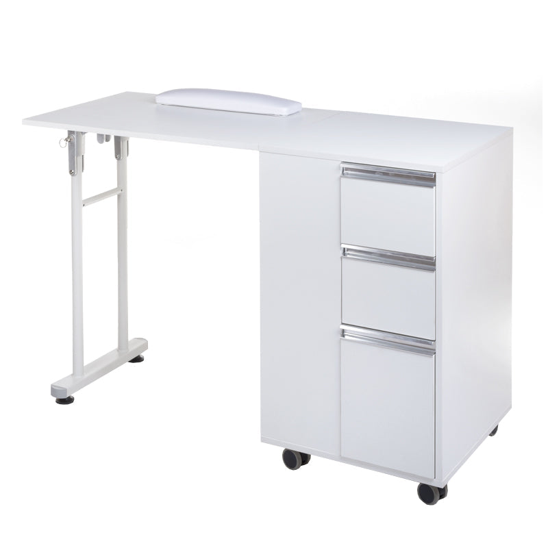 Foldable manicure table BD-3802 WHITE - BVShop