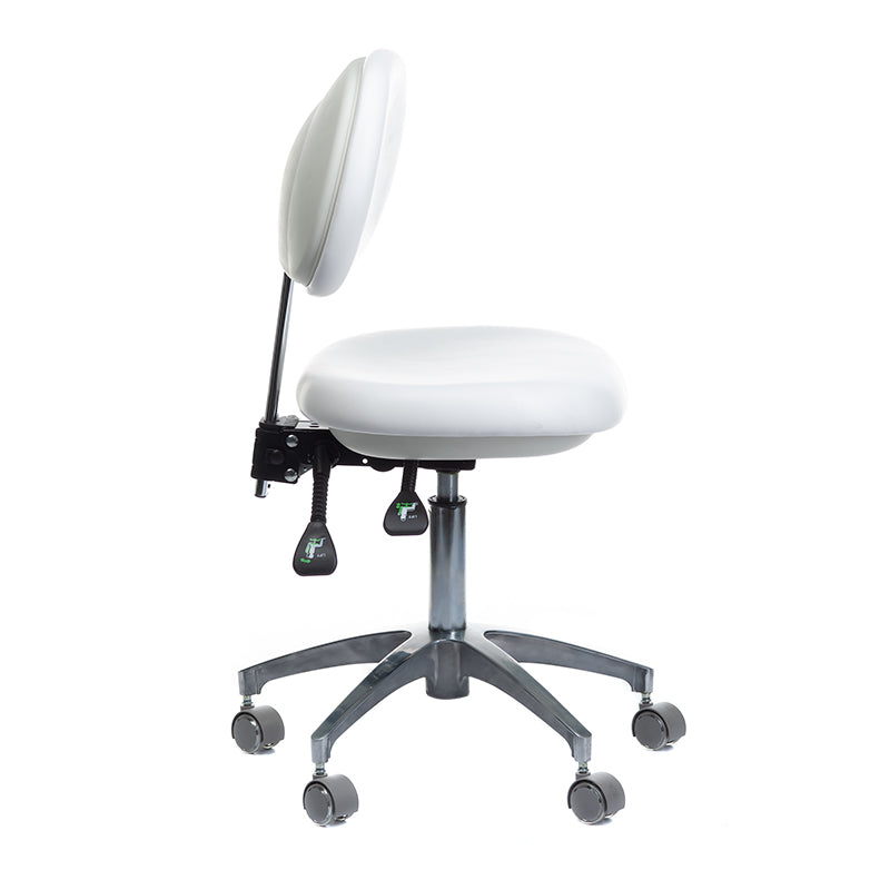 Medical Stool with Backrest BD-Y941 White - BVShop