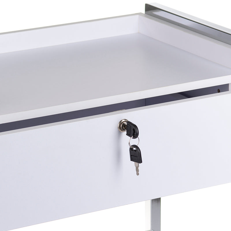 Beauty System Cosmetic Cabinet BD-6004 with multiple drawers and mirror for organized makeup and skincare storage