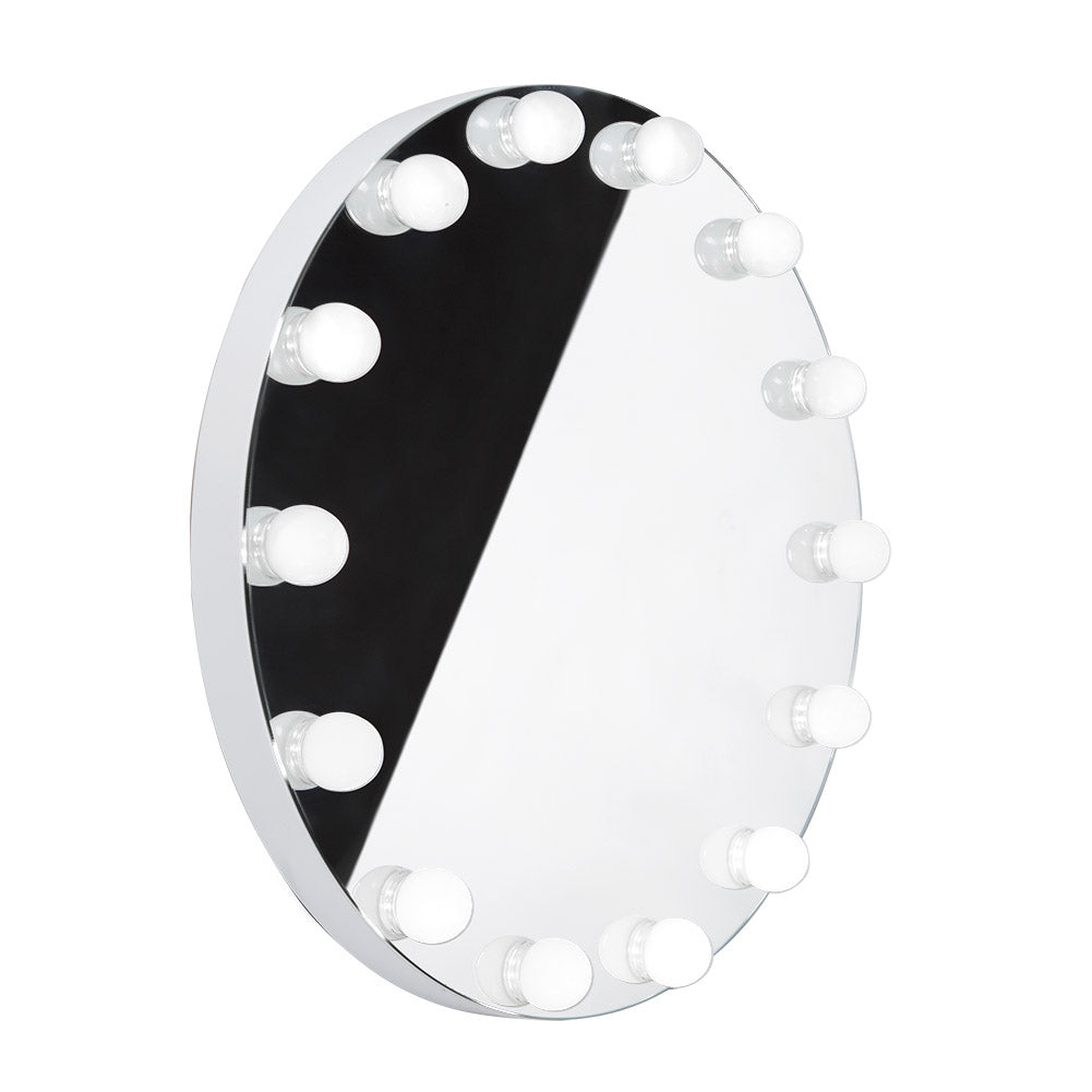 LED Illuminated Mirror HOLLYWOOD oval 80cm WA-80Z - BVShop