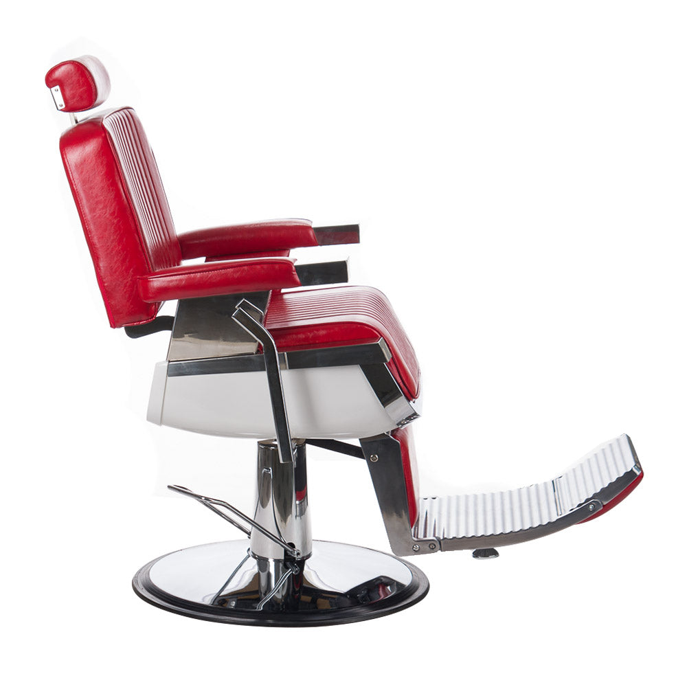 Barber chair LUMBER BH-31823 Red - BVShop