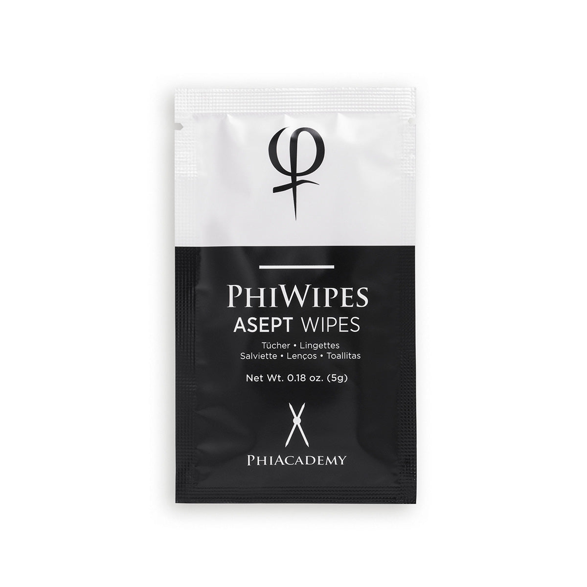 PhiAcademy PhiWipes Asept Wipes 50pcs — Asept cleansing wipe individual pack