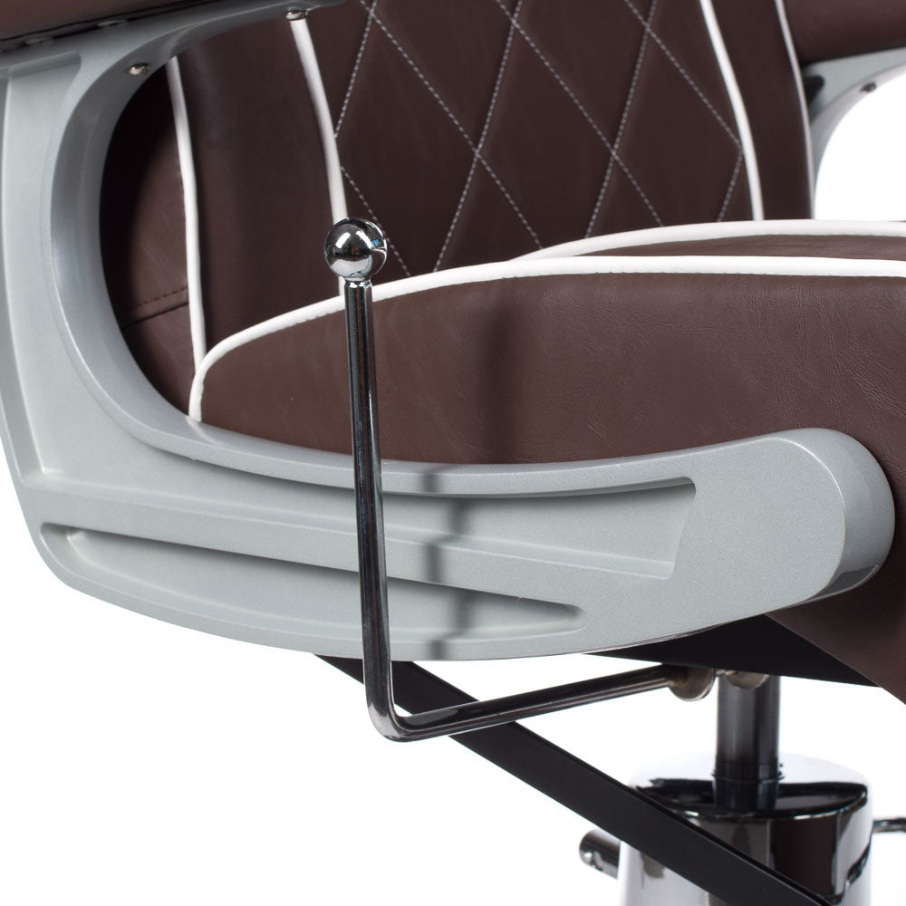 ODYS BH-31825M Barber Chair Matte Brown - BVShop