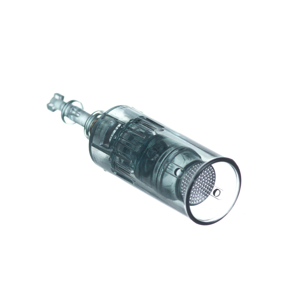 Dermapen M8-W Nano cartridge by Beauty System, close-up of replaceable skin treatment cartridge for microneedling.