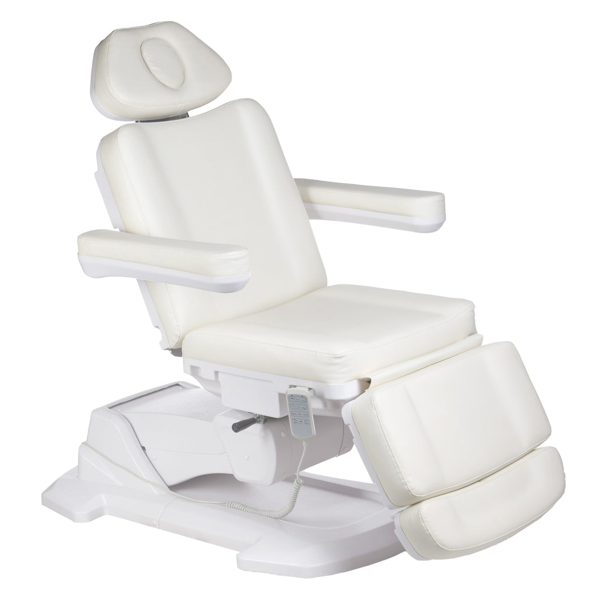 Electric beauty chair BR-6686A white - BVShop