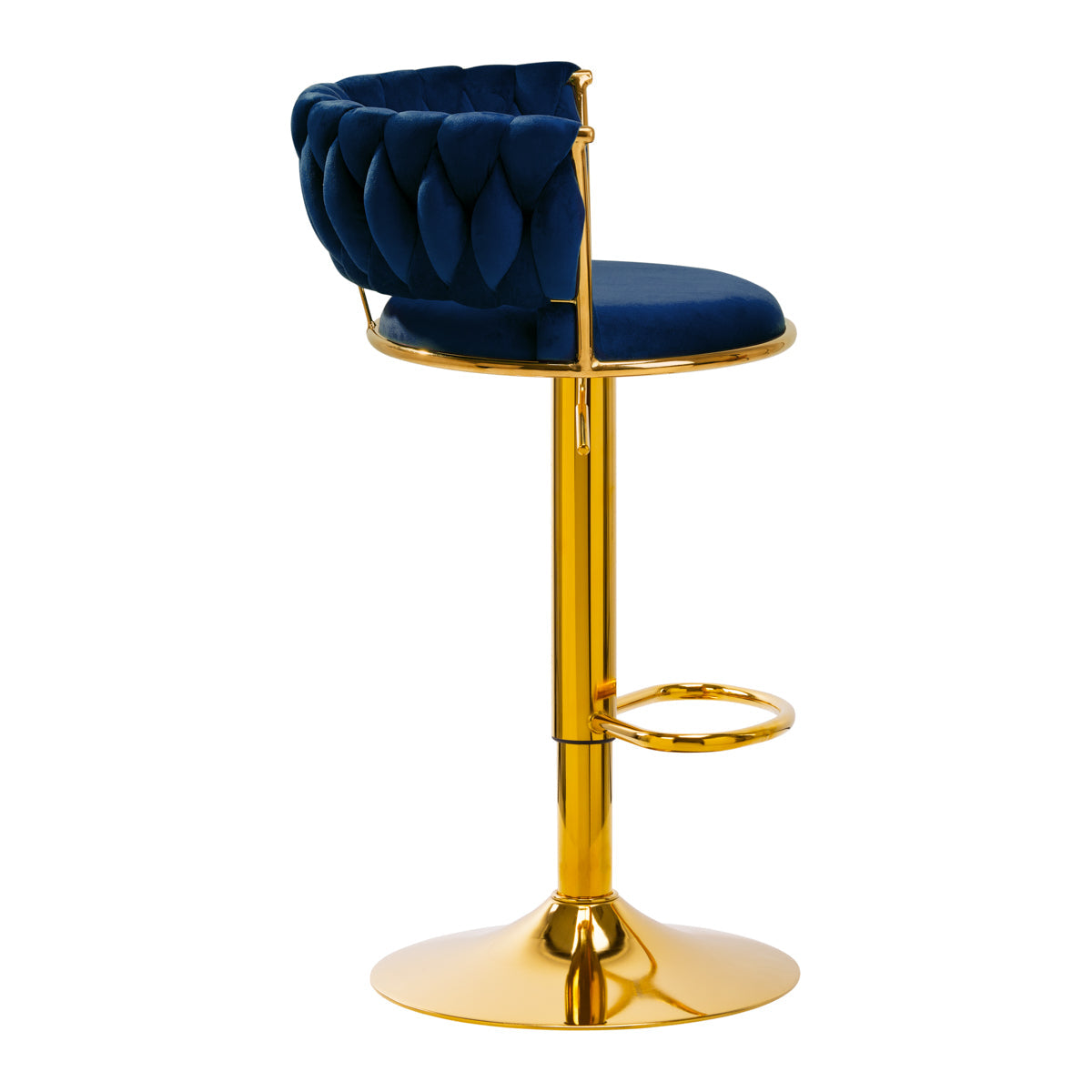 4Rico Bar Hocker QS-B313a navy velvet - BVShop