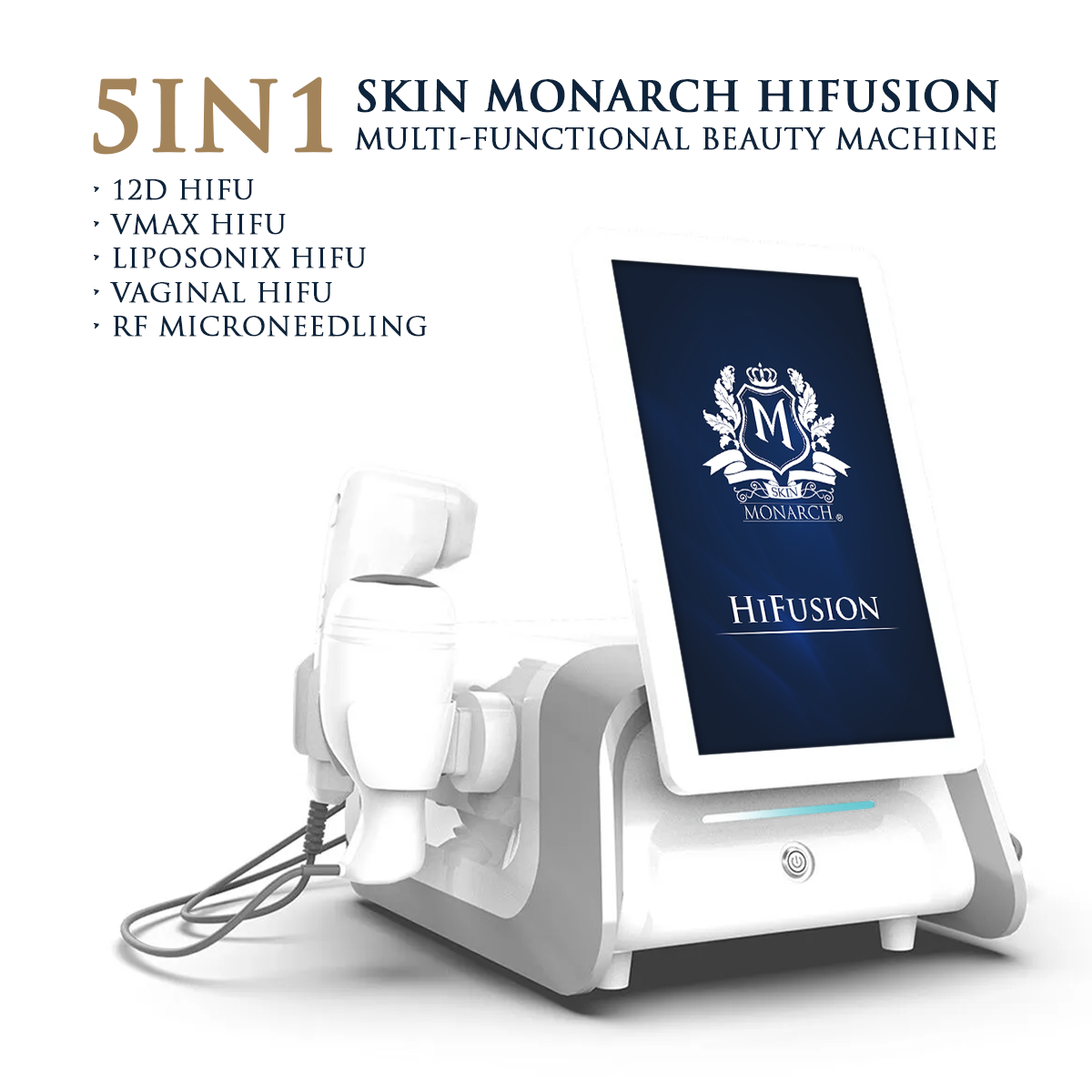 Skin Monarch 5 in 1 Multifunctional HIFU Machine - BVShop