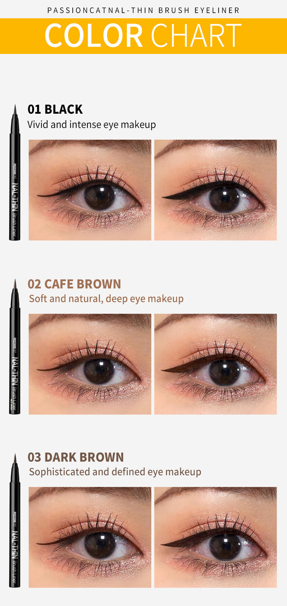 PassionCat Nal-Thin Brush Liner - BVShop