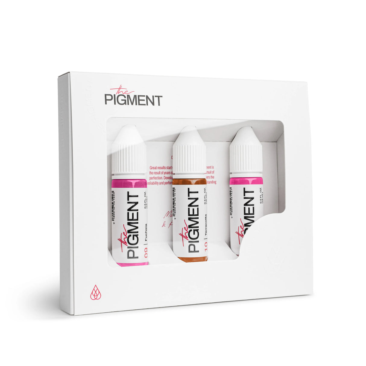 The Pigment PMU Collezione di pigmenti per labbra (3×15ml)