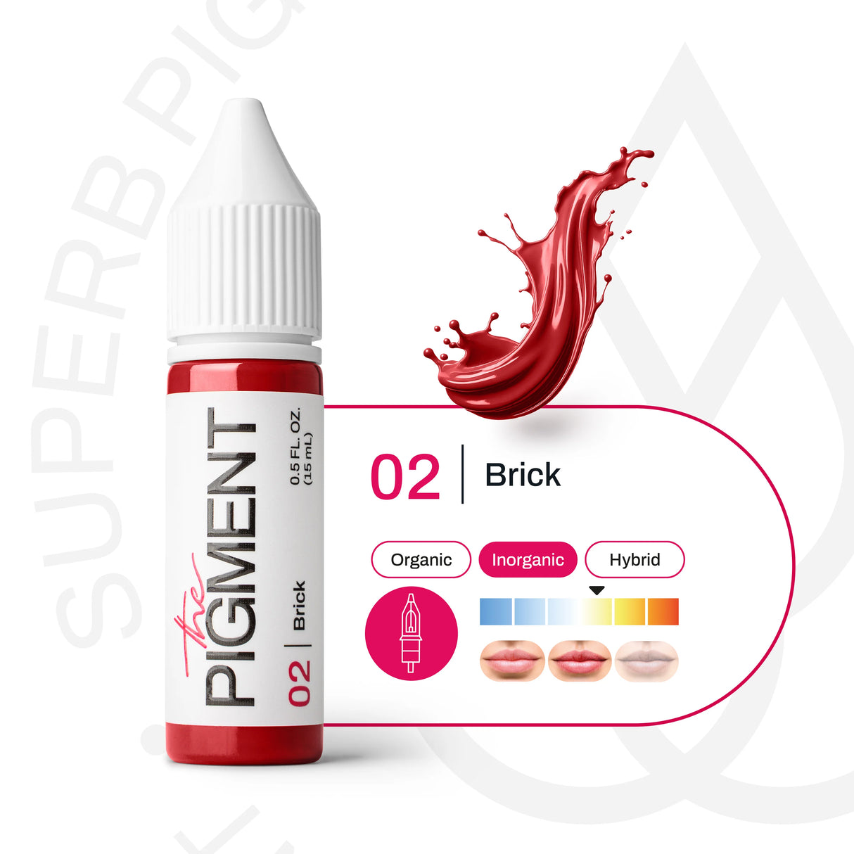 The Pigment 02 Brick Pigment (15ml)