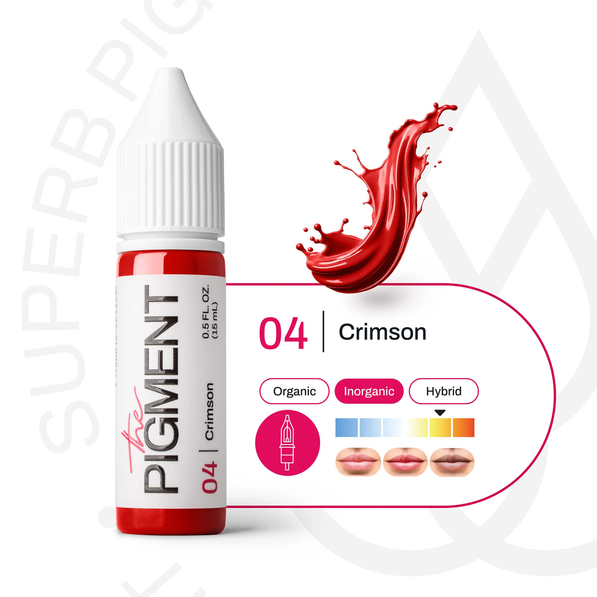 The Pigment 04 Crimson Pigment (15ml)