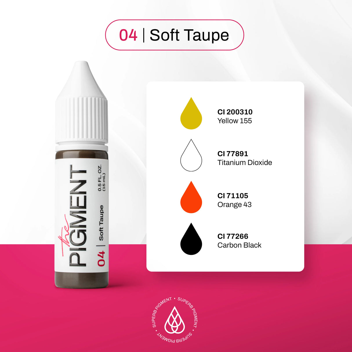 The Pigment 04 Soft Taupe Pigmento 15 ml