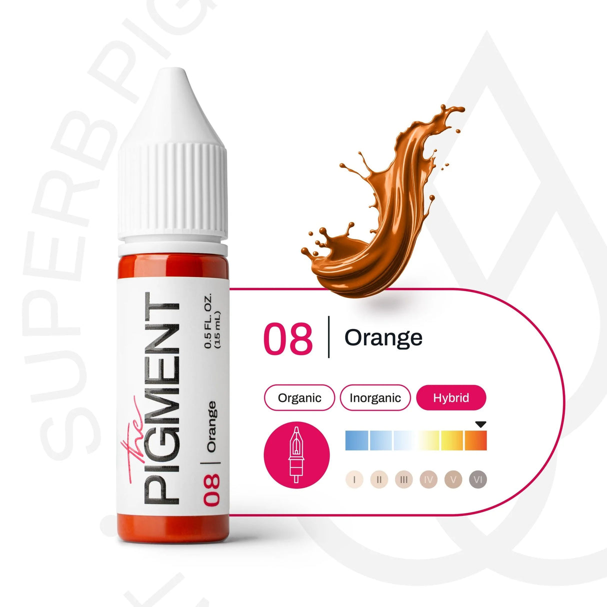 The Pigment 08 Orange Pigment 15ml