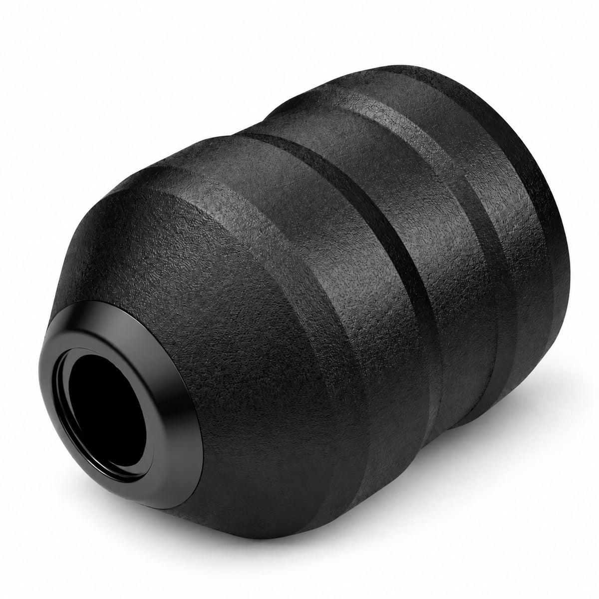 ACUS M1 Grip Plus Impugnatura Monouso Per Tatuaggi Nera 40mm — una impugnatura su sfondo bianco