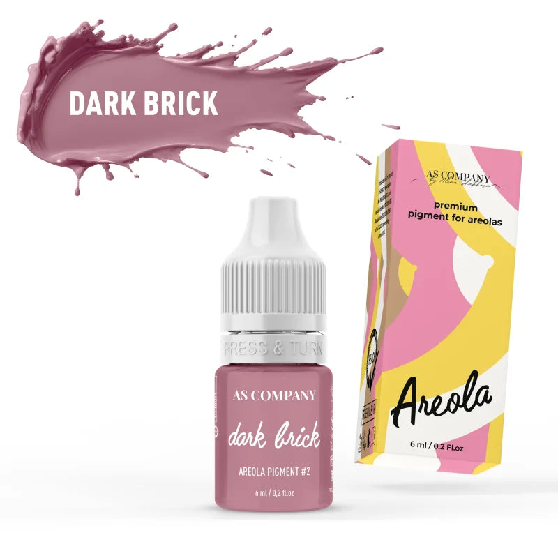 Set di pigmenti ibridi per areola AS COMPANY 6 × 6ml