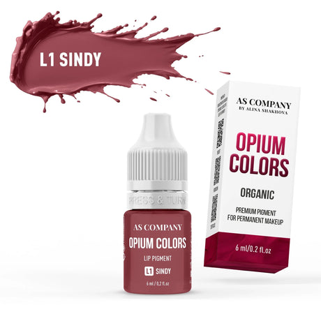 AS COMPANY Lip Set Opium Corols Organic 6pcs/6ml - BVShop