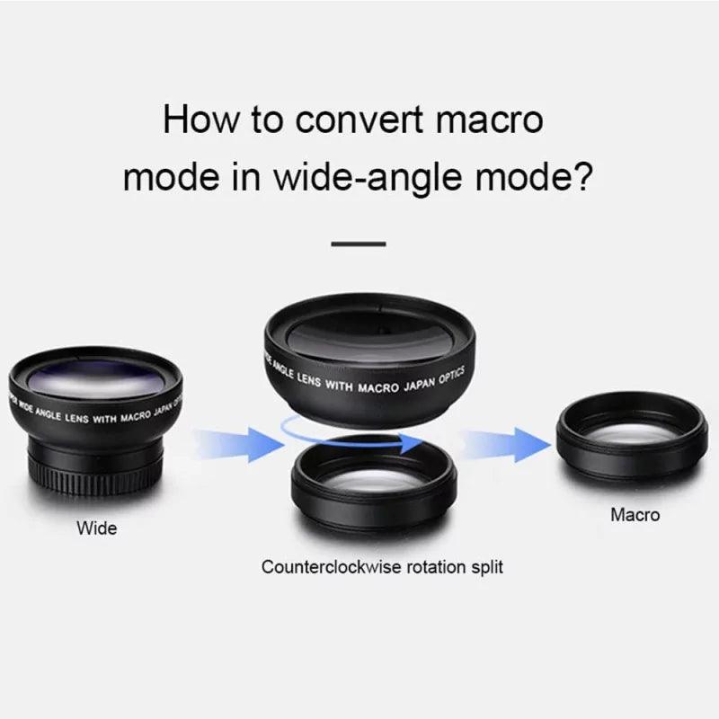 Mobile Phone Wide Angle And Macro Camera Lens - BVShop