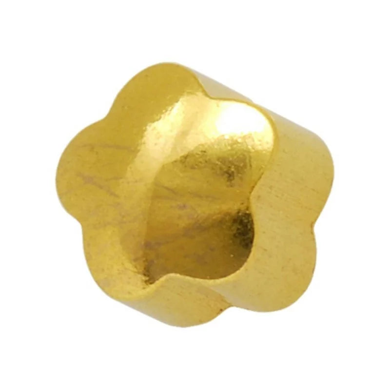 Orecchini sagomati placcati in oro Caflon®