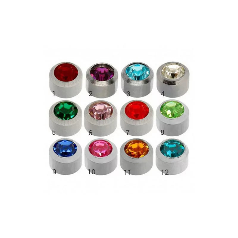 Caflon® Orecchini Colorati Sterili Argento