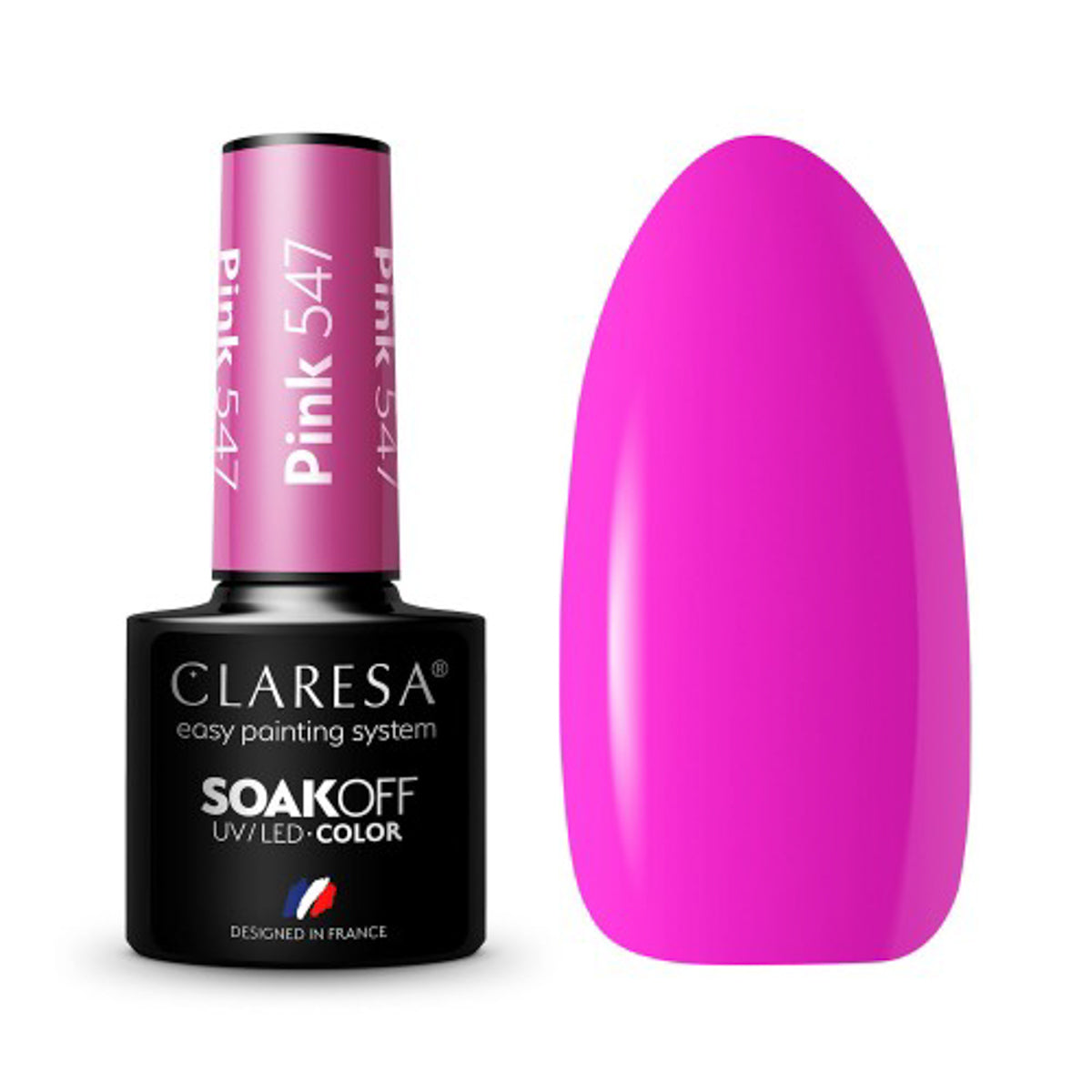 CLARESA Hybrid nail polish PINK 547 -5g - BVShop