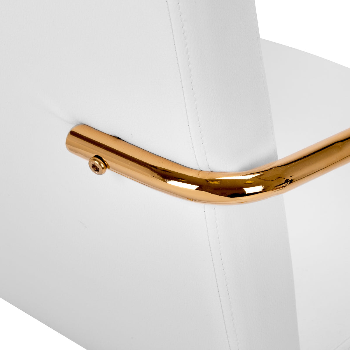 Cosmetic chair QS-OF211G gold light grey - BVShop