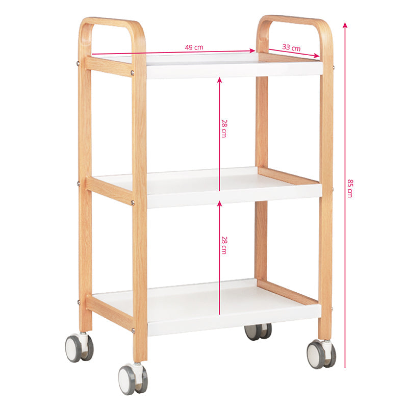 Cosmetic table hs09 wood - white - BVShop
