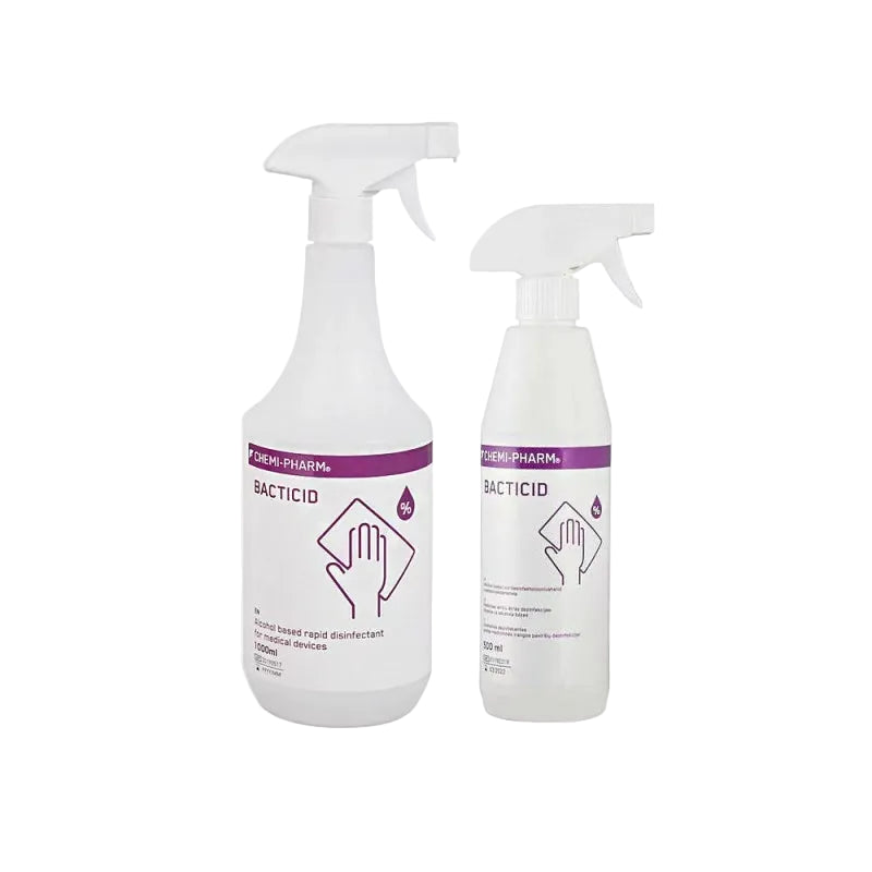 Spray Disinfettante Chemipharm Bacticid per Superfici e Strumenti 500ml/1000ml