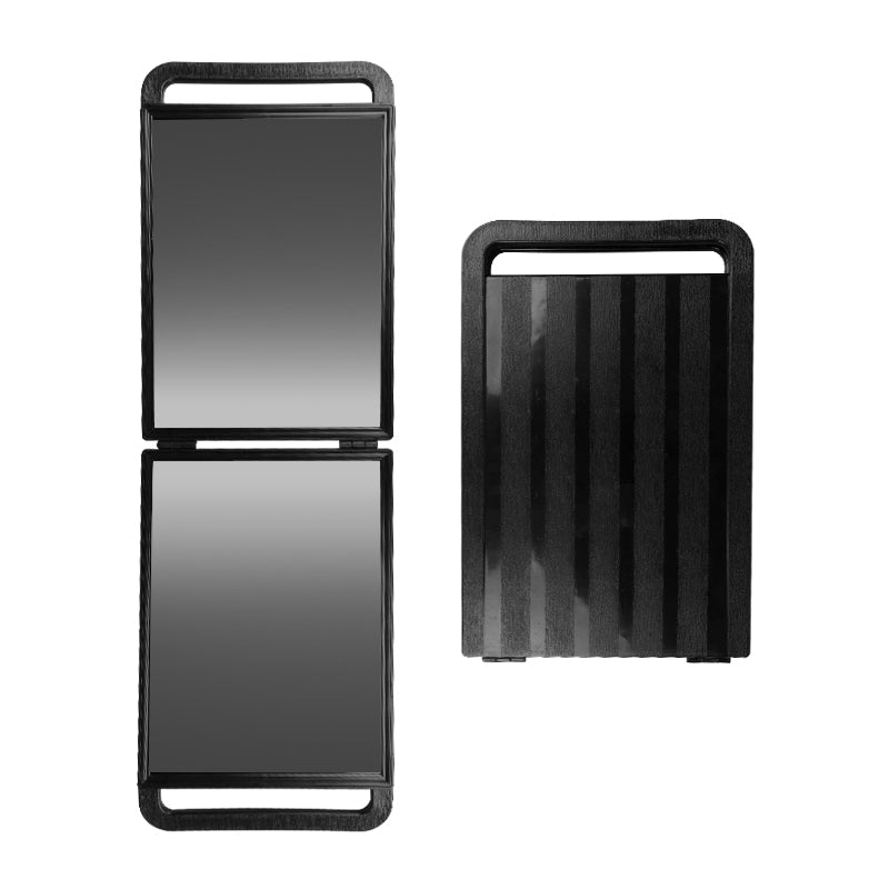 Double folding hairdressing mirror - BVShop
