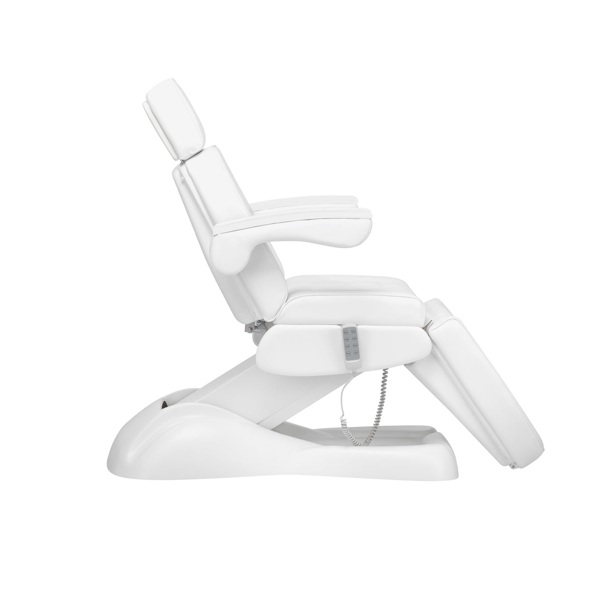 Electric cosmetic chair lux 4m white with a cradle - BVShop