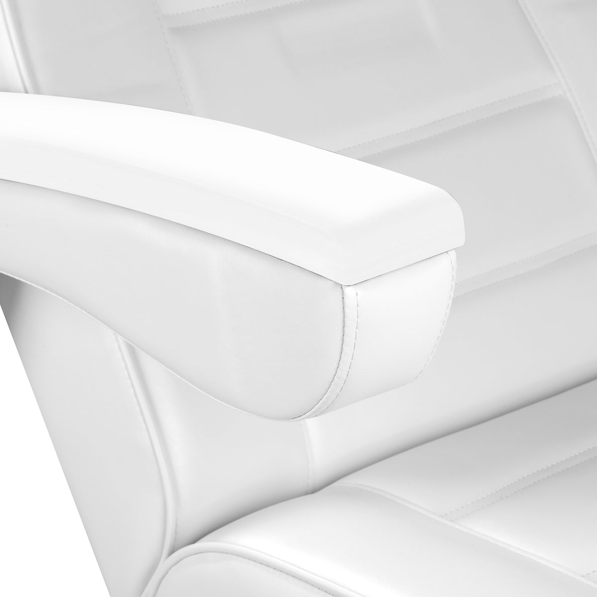 Electric cosmetic chair lux 4m white with a cradle - BVShop