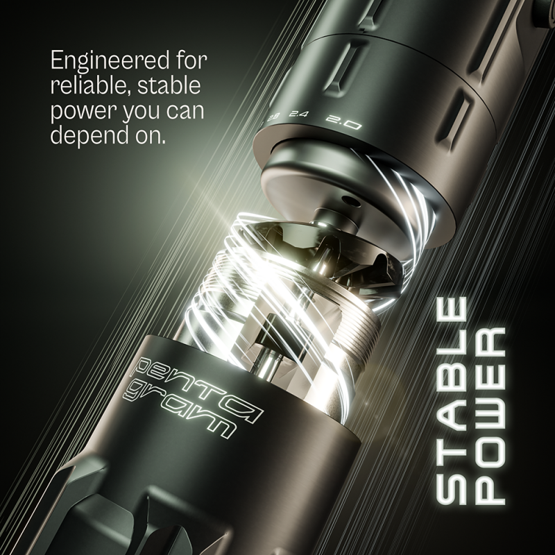 Macchina per tatuaggi senza fili Equaliser Pentagram