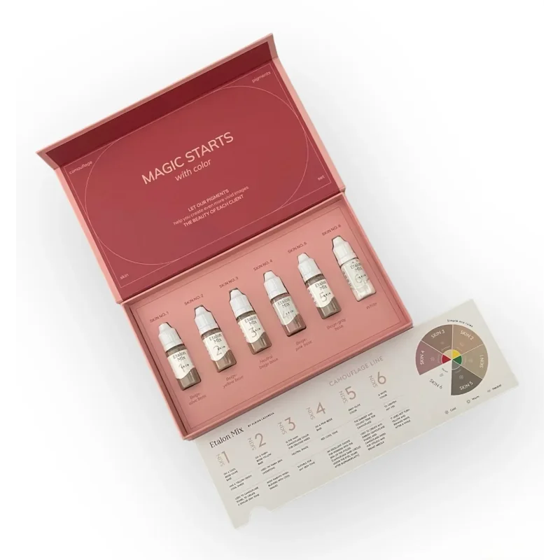 Set di pigmenti per pelle Etalon Mix Camouflage 6x5ml