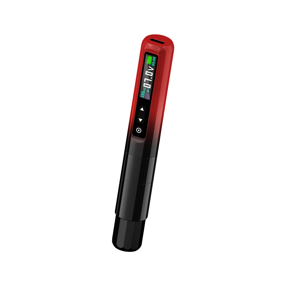 EZ Lola Light red PMU pen machine side detail