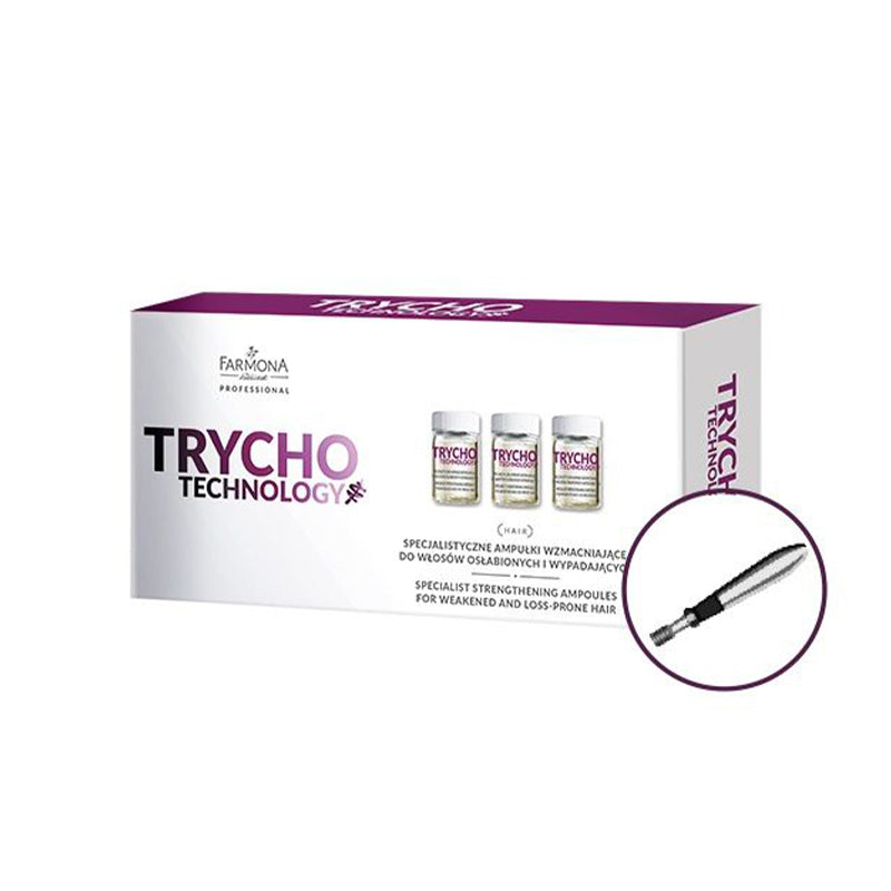 Farmona trycho technology specialist ampoules strengthening for weakened and falling out hair 10x5ml - BVShop