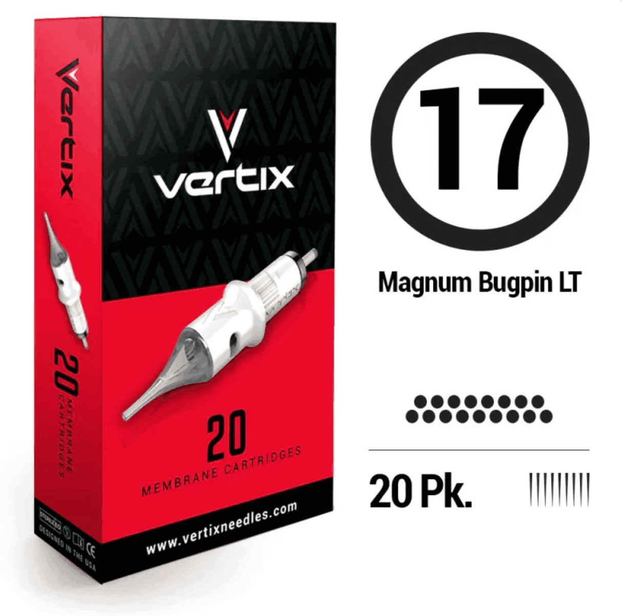 Vertix Tattoo Magnum Bugpin Cartridges - BVShop