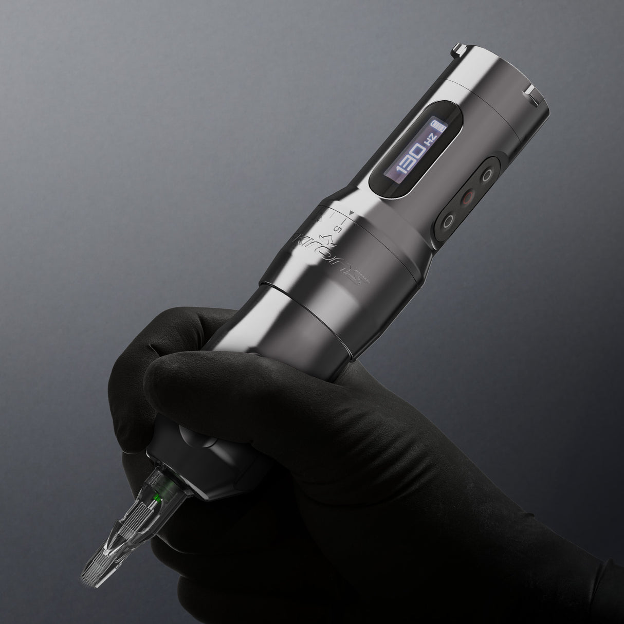 Macchina per tatuaggi FK Irons One Adjust con corsa regolabile color canna di fucile