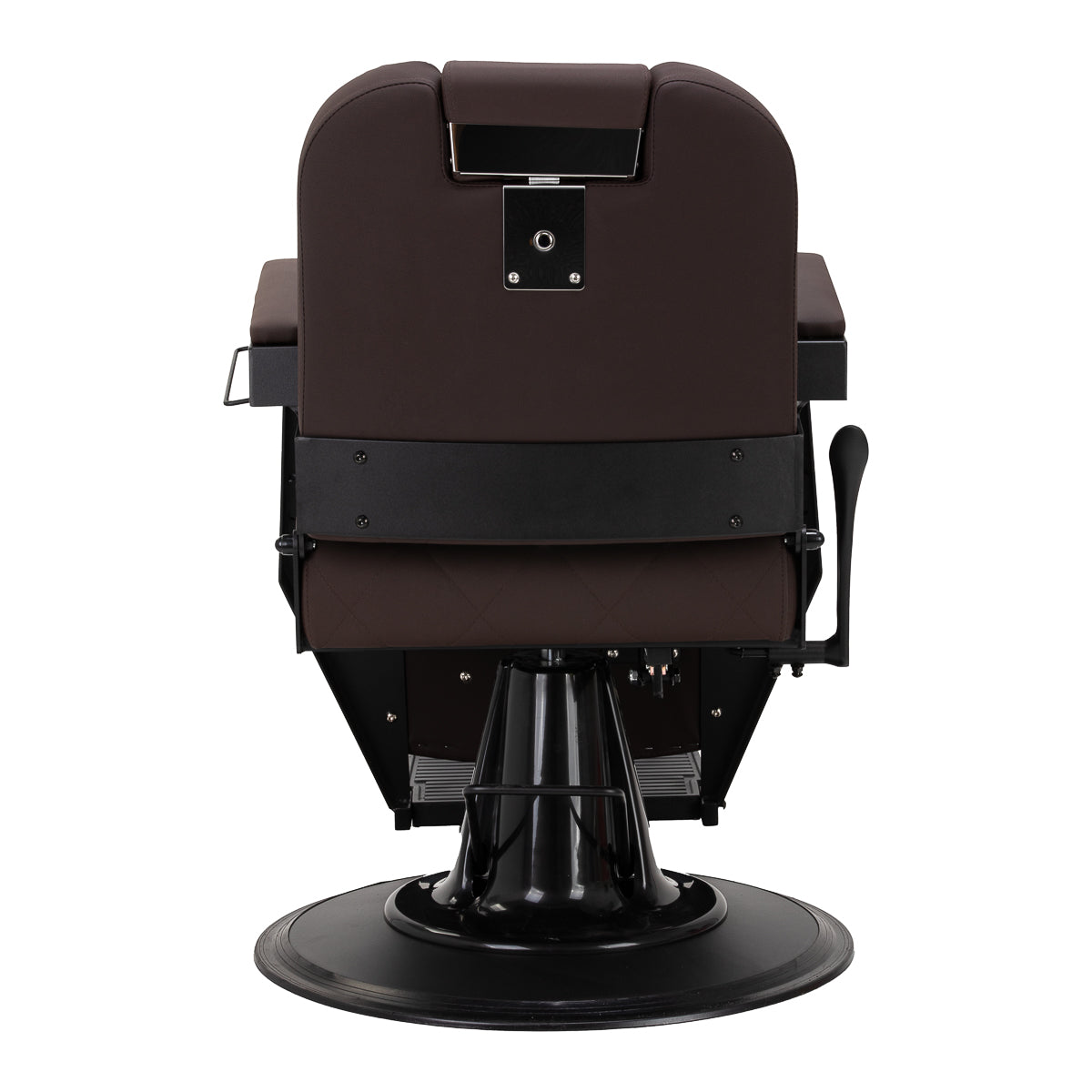 Gabbiano barber chair Bruno with black frame Brown - BVShop