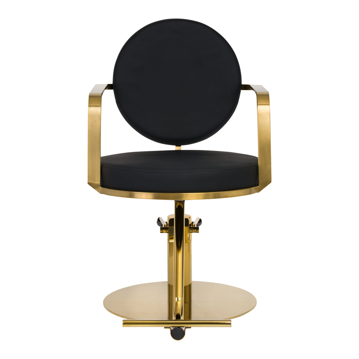 GABBIANO HAIRDRESSING CHAIR ARRAS BLACK GOLD - BVShop